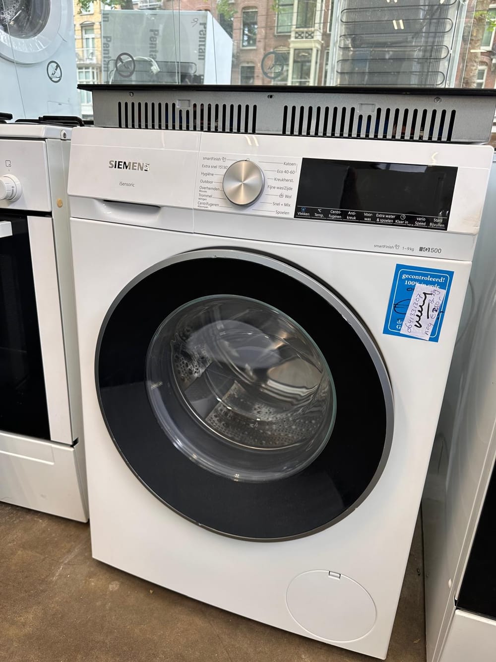 Siemens wasmachine in de winkel